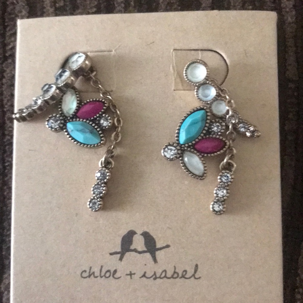 Peacock Plumes earrings
